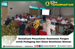 Sosialisasi Penyuluhan Keamanan Pangan untuk Pedagang dari Dinas Kesehatan Sleman