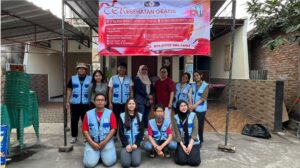 Rayakan Kemerdekaan dengan Sehat, Mahasiswa KKN UNY Dusun Karangmojo Gelar Cek Kesehatan Bersama Kimia Farma